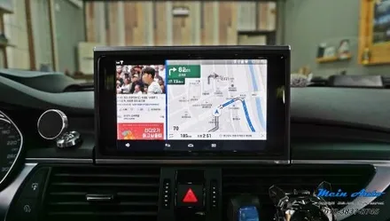 아우디 A7(4G8) 안드로이드 네비게이션 M2C-200A 카블릿 설치