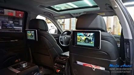 BMW 7시리즈(F02) 셋탑형 안드로이드 네비게이션 M2C-200A 카블릿 설치