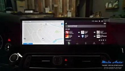 BMW 5시리즈(F10) 14.9인치 와이드 모니터 안드로이드 올인원 설치 / 경남 창원