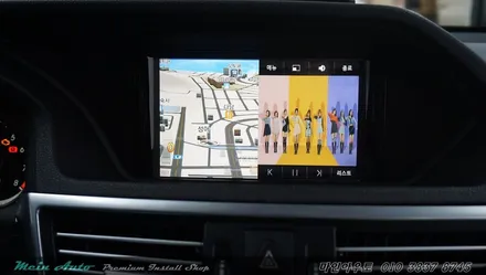 벤츠 E클래스(W212) 지니 넥스트 V4 탑재 아이머큐리 CSS3 Light G 장착 / 경남 창원 마산 진해 수입차 벤츠 터치 네비게이션 장착 전문 / 경남 창원