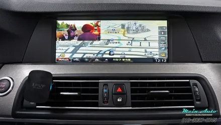 2010년식 BMW 520d(F10) 아틀란 3D 터치 네비게이션 아이머큐리 CSS3 매립 / 경남 창원