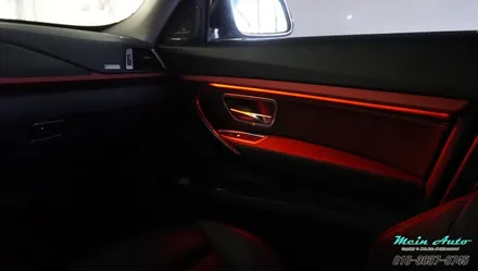 BMW 3GT(F34) 엠비언트 라이트 튜닝과 도어 방음 방진 / 경남 창원