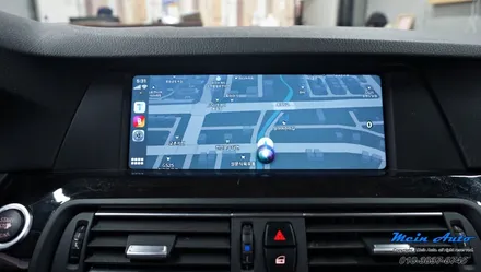 BMW 5시리즈(F10) 528i 아이나비 Z5000Plus 블랙박스, 풀 스크린 고화질 애플 카플레이 모듈 설치 / 경남 창원