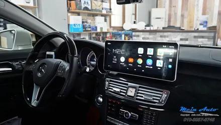 2014년 벤츠 CLS350(W218) 국산 12.3인치 모니터와 안드로이드 네비게이션 M2C-200A Plus / 경남 창원
