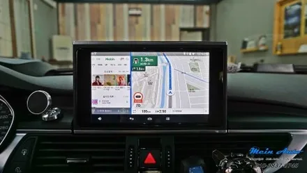 아우디 A7(4G8) 안드로이드 네비게이션 M2C-200A 카블릿 설치
