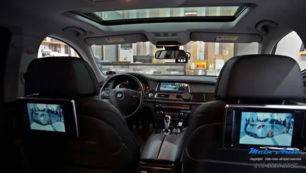 BMW 7시리즈(F02) 셋탑형 안드로이드 네비게이션 M2C-200A 카블릿 설치