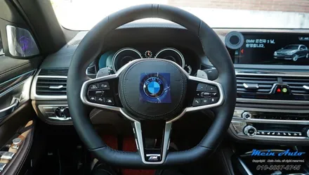 BMW 7시리즈(G12) 바워스 앤 윌킨스 앰비언트 스피커 커버, 크리스탈 기어봉 3종 세트, 최신형 D컷 M핸들 설치 / 경남 창원