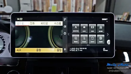 벤츠 GLK220(X204) 12.3인치 와이드 모니터, JY-Z1 셋탑 네비게이션 / 경남 창원