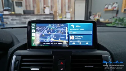 BMW 1시리즈(F20) 10.25인치 무선 애플 카플레이 & 안드로이드 오토 터치 모니터 설치 / 경남 창원