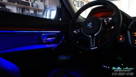 BMW 3GT(F34) 엠비언트 라이트 튜닝과 도어 방음 방진 / 경남 창원