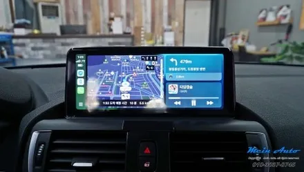 BMW 1시리즈(F20) 10.25인치 무선 애플 카플레이 & 안드로이드 오토 터치 모니터 설치 / 경남 창원