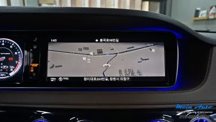 벤츠 S클래스(W222) 안드로이드 네비게이션 M2C-200A 플러스 설치