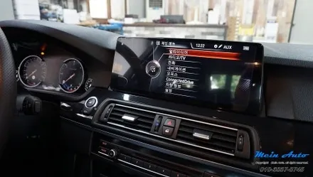 BMW 5시리즈(F10) 12.3인치 안드로이드 올인원 설치 / 경남 창원