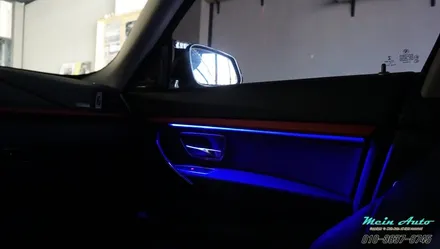 BMW 3GT(F34) 엠비언트 라이트 튜닝과 도어 방음 방진 / 경남 창원