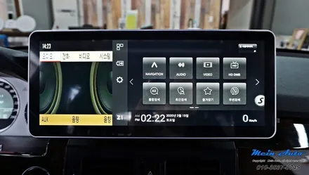 벤츠 GLK220(X204) 12.3인치 와이드 모니터, JY-Z1 셋탑 네비게이션 / 경남 창원