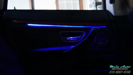 BMW 3GT(F34) 엠비언트 라이트 튜닝과 도어 방음 방진 / 경남 창원