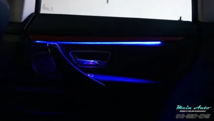 BMW 3GT(F34) 엠비언트 라이트 튜닝과 도어 방음 방진 / 경남 창원
