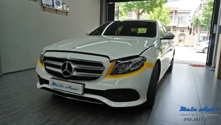 벤츠 E클래스(W213)에 AMG GT 타입 세로 그릴 장착 / 경남 창원