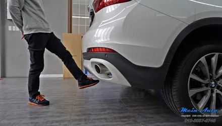 BMW X6(F16) 순정 전동트렁크에 모션 풋센서 추가 장착 / 경남 창원