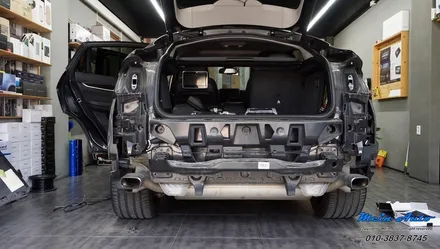 BMW X6(F16) 사각지대 경보 시스템 레이더 센서 방식 측후방 감지기(BSM) 장착 / 경남 창원