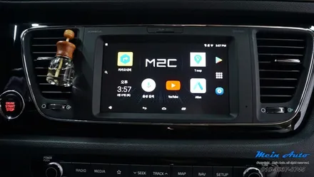 2018년 기아 더 뉴 카니발 안드로이드 네비게이션 M2C-200A 셋탑 / 경남 창원