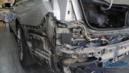 BMW 7시리즈(F01, F02) 후측방 경보 장치 BSA, 옵틱글래스 광각 미러 설치 / 경남 창원
