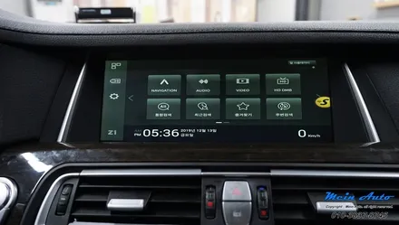 BMW 740Li(F02) 제이와이 커스텀 JY-Z1 프리미엄 아틀란 3D 내비게이션 매립 장착 / 경남 창원