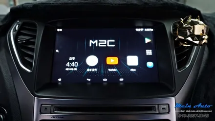 현대 그랜저 HG 하이브리드 차량용 안드로이드 셋탑 M2C-200A 카블릿 / 경남 창원