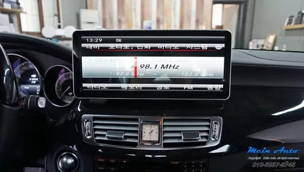 벤츠 CLS클래스(W218) CLS350 국산 12.3인치 모니터와 안드로이드 셋탑 M2C-200A 플러스 / 경남 창원