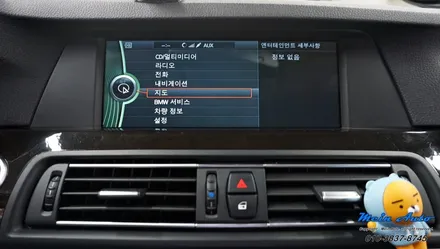 2010년 BMW 528i(F10) 안드로이드 셋탑 M2C-200A, 순정 HUD 연동 / 경남 창원