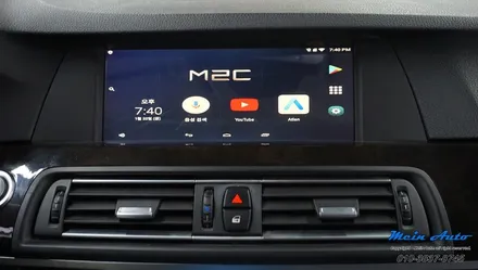 2011년 BMW 528i(F10) 안드로이드 셋탑 네비게이션 M2C-200A / 경남 창원