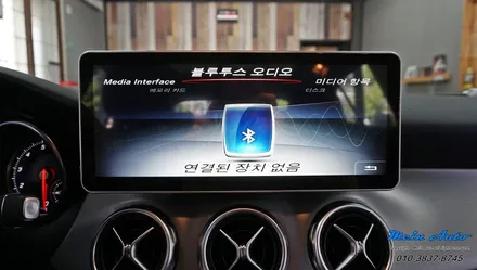 2018 벤츠 X156 GLA220 국산 12.3인치 모니터, 안드로이드 네비게이션 M2C-200A 셋탑 / 경남 창원