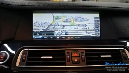 BMW 7시리즈(F01, F02) 순정 후방카메라 불량 국산 후방카메라 설치 / 경남 창원