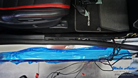 벤츠 A45 AMG 블랙박스 보조배터리 에코파워팩 S7 장착 / 경남 창원