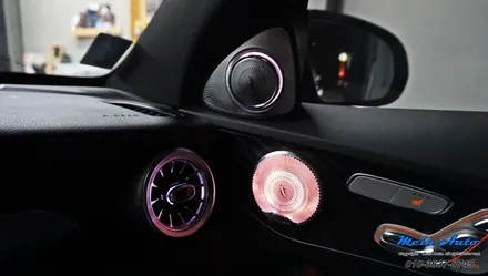 벤츠 C클래스(W205) C200 부메스터 전동 트위터, 앰비언트 미드레인지 커버, 앰비언트 송풍구, 앰비언트 대시보드 트림, GT 세로 그릴 / 경남 창원