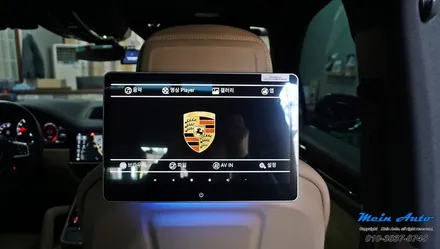 포르쉐 카이엔(9YA) 안드로이드 후석모니터 포커스 노바 X13 설치