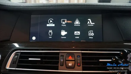 BMW 7시리즈(F01, F02) 유무선 겸용 애플 카플레이 & 안드로이드 오토 설치