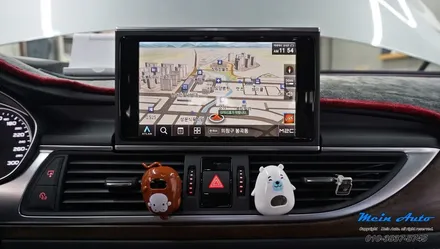아우디 A6(C7) 순정 MMI 연동 안드로이드 셋탑 네비게이션 M2C-200A 카블릿 설치