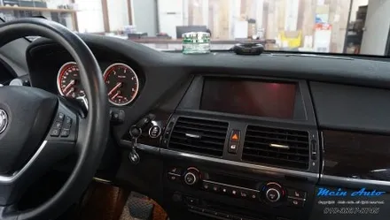 BMW X6(E71) 12.3인치 안드로이드 올인원 네비게이션 설치