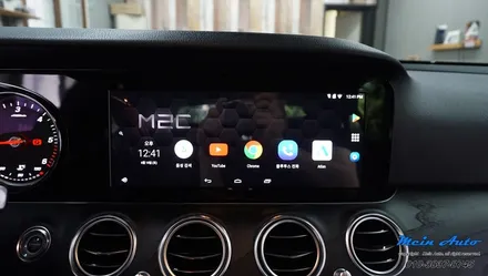 벤츠 E클래스(W213) 안드로이드 네비게이션 M2C-200A 플러스 설치