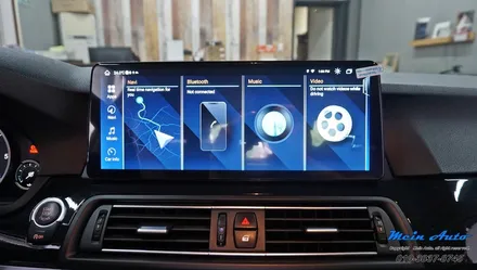 BMW 5시리즈(F10) 12.3인치 안드로이드 올인원 설치 / 경남 창원
