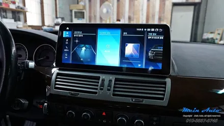 BMW 7시리즈(E65, E66) 12.3인치 안드로이드 올인원, 후방카메라 설치 / 경남 창원