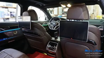 BMW 7시리즈(G12) 안드로이드 후석 모니터 노바 X13 플러스 설치 / 경남 창원