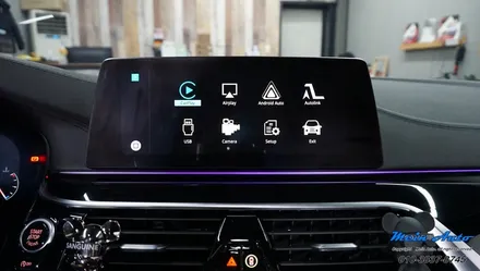 BMW 5시리즈(G30) 무선 안드로이드 오토 사용을 위한 모듈 설치 / 경남 창원