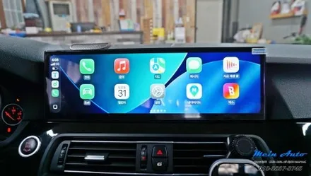 BMW 5시리즈(F10) 14.9인치 안드로이드 올인원 설치 / 경남 창원
