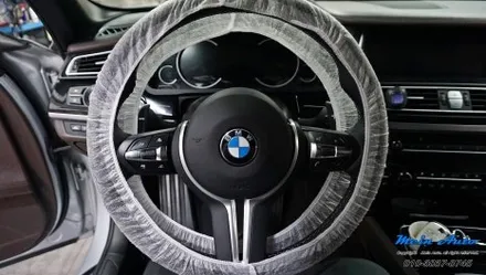 BMW 7시리즈(F01, F02) M 핸들 교체 튜닝과 패들 시프트, 핸들 열선 활성화 / 경남 창원