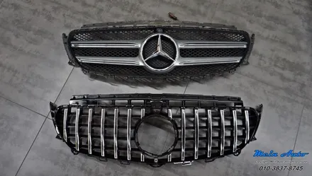 벤츠 E클래스(W213)에 AMG GT 타입 세로 그릴 장착 / 경남 창원