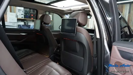 BMW X5(F15) 뒷좌석용 리어 후석 모니터 안드로이드 G7 장착 / 경남 창원
