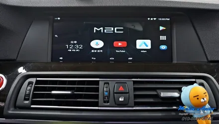 2010년 BMW 528i(F10) 안드로이드 셋탑 M2C-200A, 순정 HUD 연동 / 경남 창원