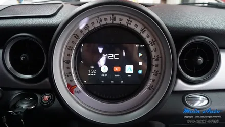 2012년 미니 쿠퍼(R56) 안드로이드 네비게이션 M2C-200A 카블릿, PAS 적용 후방카메라 / 경남 창원